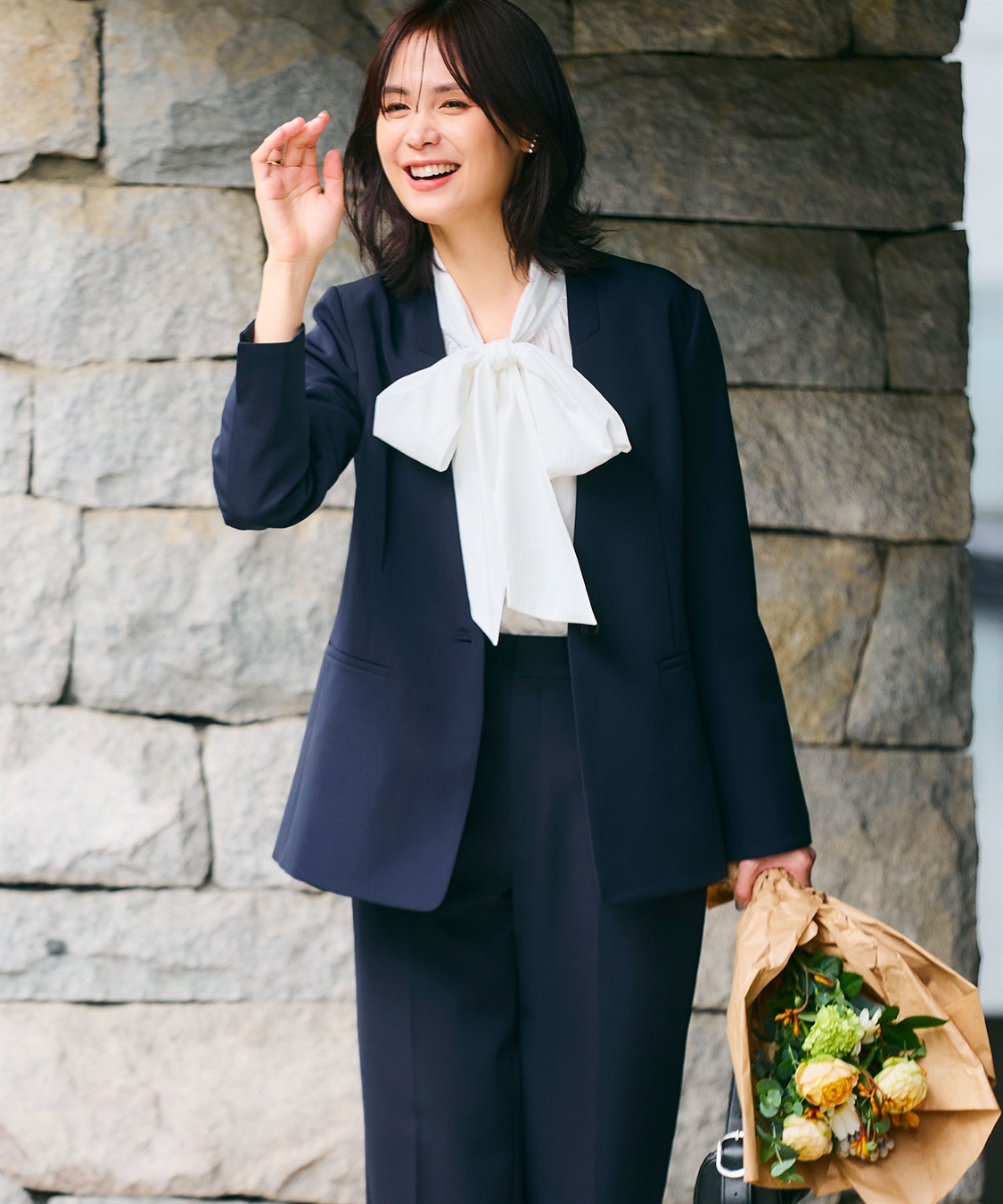 CROSS FUNCTION 《洗える・シワになりにくい》正解ノーカラージャケット_sub_14