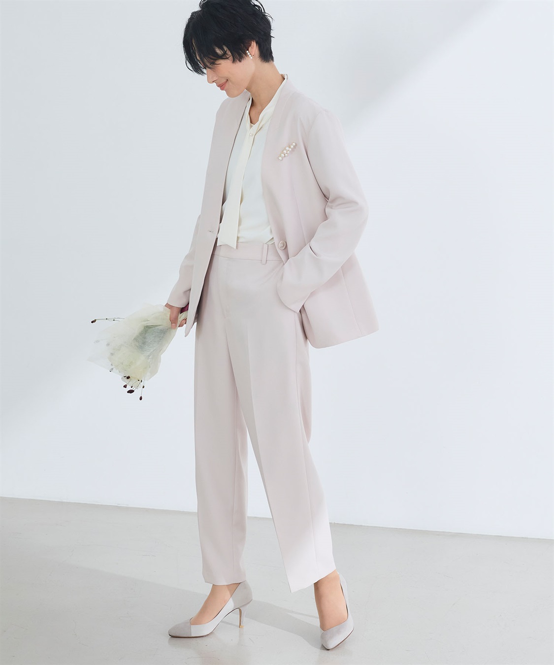 CROSS FUNCTION 《洗える・シワになりにくい》正解ノーカラージャケット_sub_22