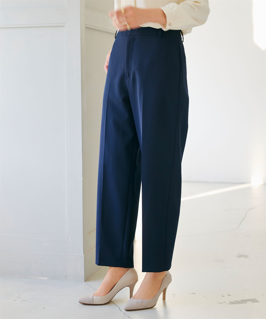 CROSS FUNCTION 《洗える・シワになりにくい》正解ワイドパンツ_sub_1