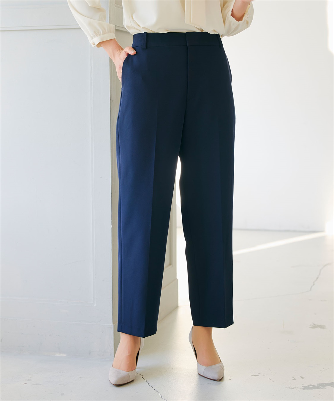 CROSS FUNCTION 《洗える・シワになりにくい》正解ワイドパンツ_sub_9