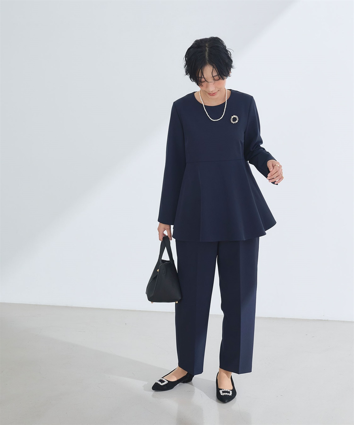 CROSS FUNCTION 《洗える・シワになりにくい》正解ワイドパンツ_sub_14