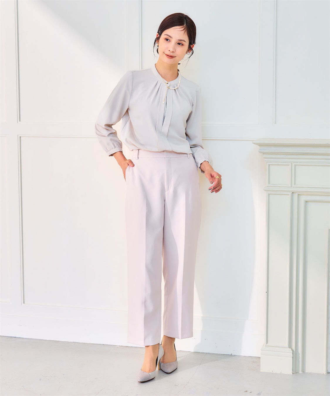 CROSS FUNCTION 《洗える・シワになりにくい》正解ワイドパンツ_sub_25