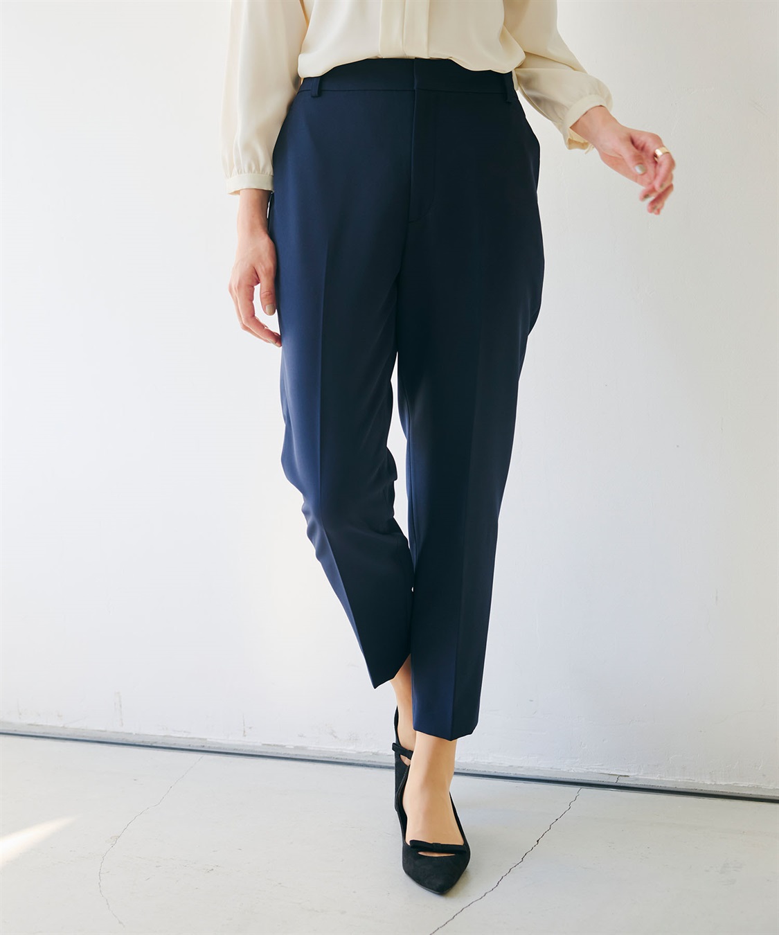 CROSS FUNCTION 《洗える・シワになりにくい》正解テーパードパンツ_sub_4