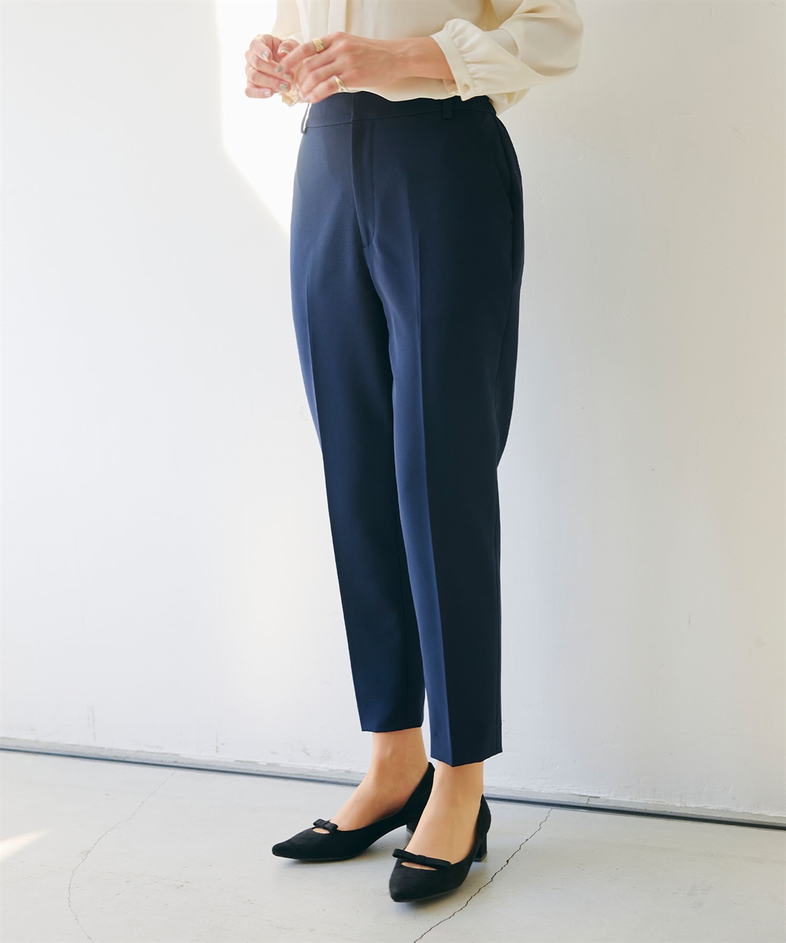 CROSS FUNCTION 《洗える・シワになりにくい》正解テーパードパンツ_sub_5