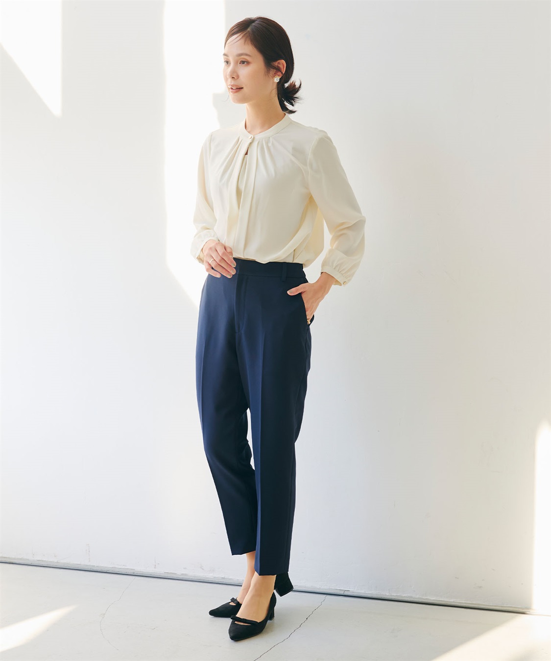 CROSS FUNCTION 《洗える・シワになりにくい》正解テーパードパンツ_sub_6