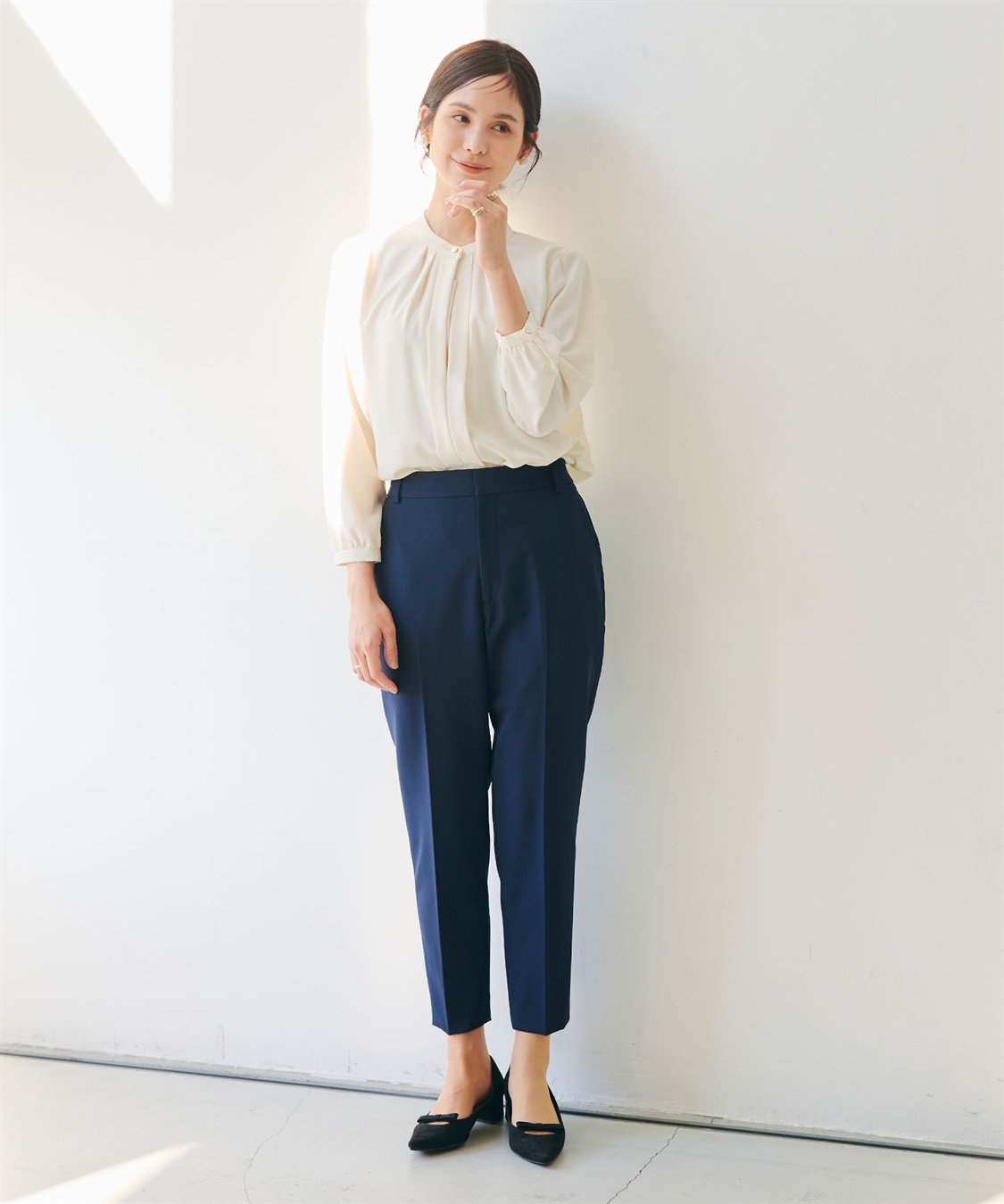 CROSS FUNCTION 《洗える・シワになりにくい》正解テーパードパンツ_sub_8