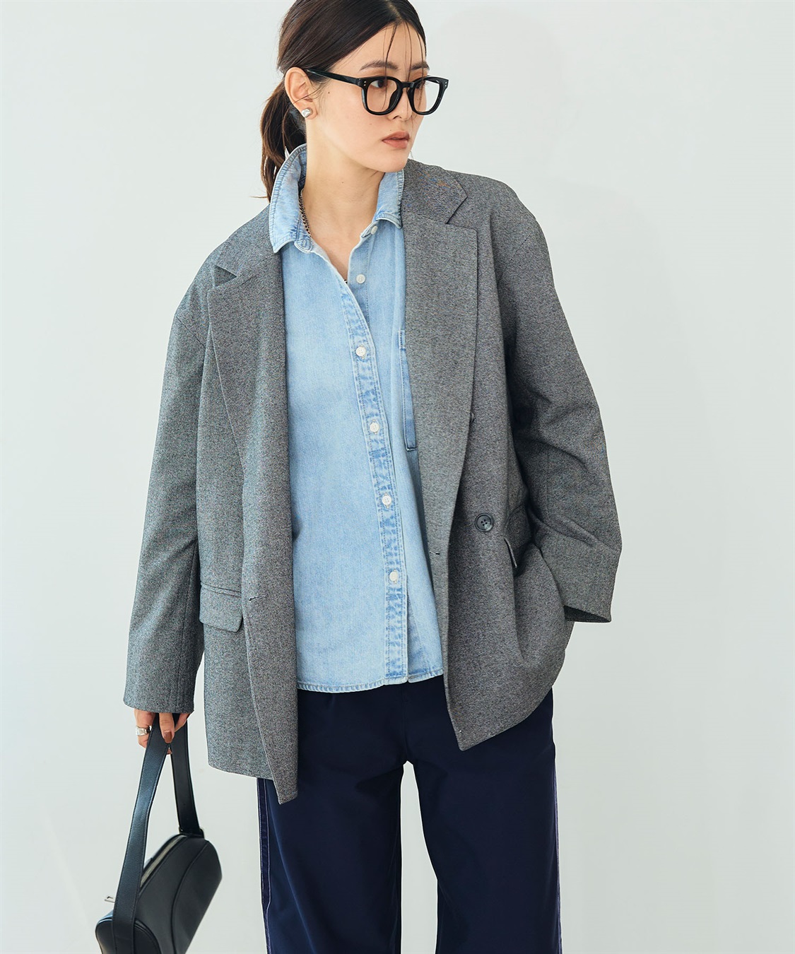 CROSS FUNCTION 《洗える》アクティかる  ウールライクジャケットコート_sub_3