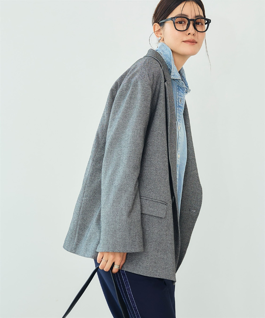 CROSS FUNCTION 《洗える》アクティかる  ウールライクジャケットコート_sub_5