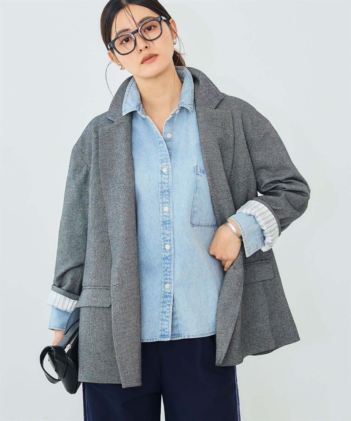 CROSS FUNCTION 《洗える》アクティかる  ウールライクジャケットコート_sub_7