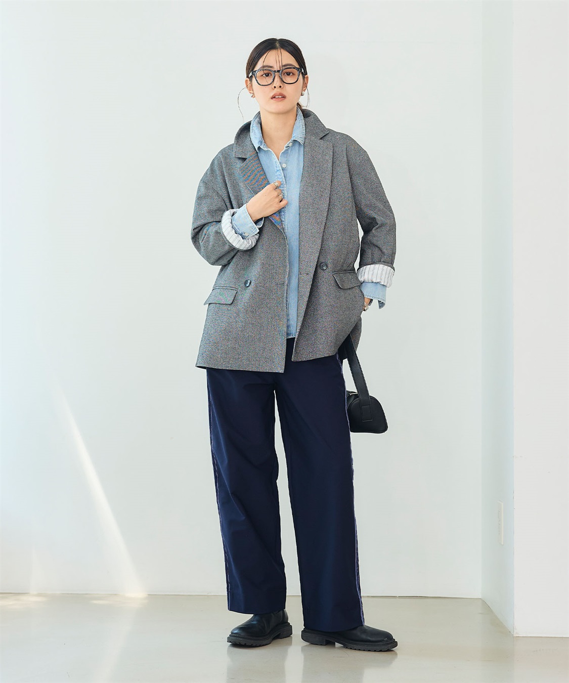 CROSS FUNCTION 《洗える》アクティかる  ウールライクジャケットコート_sub_9