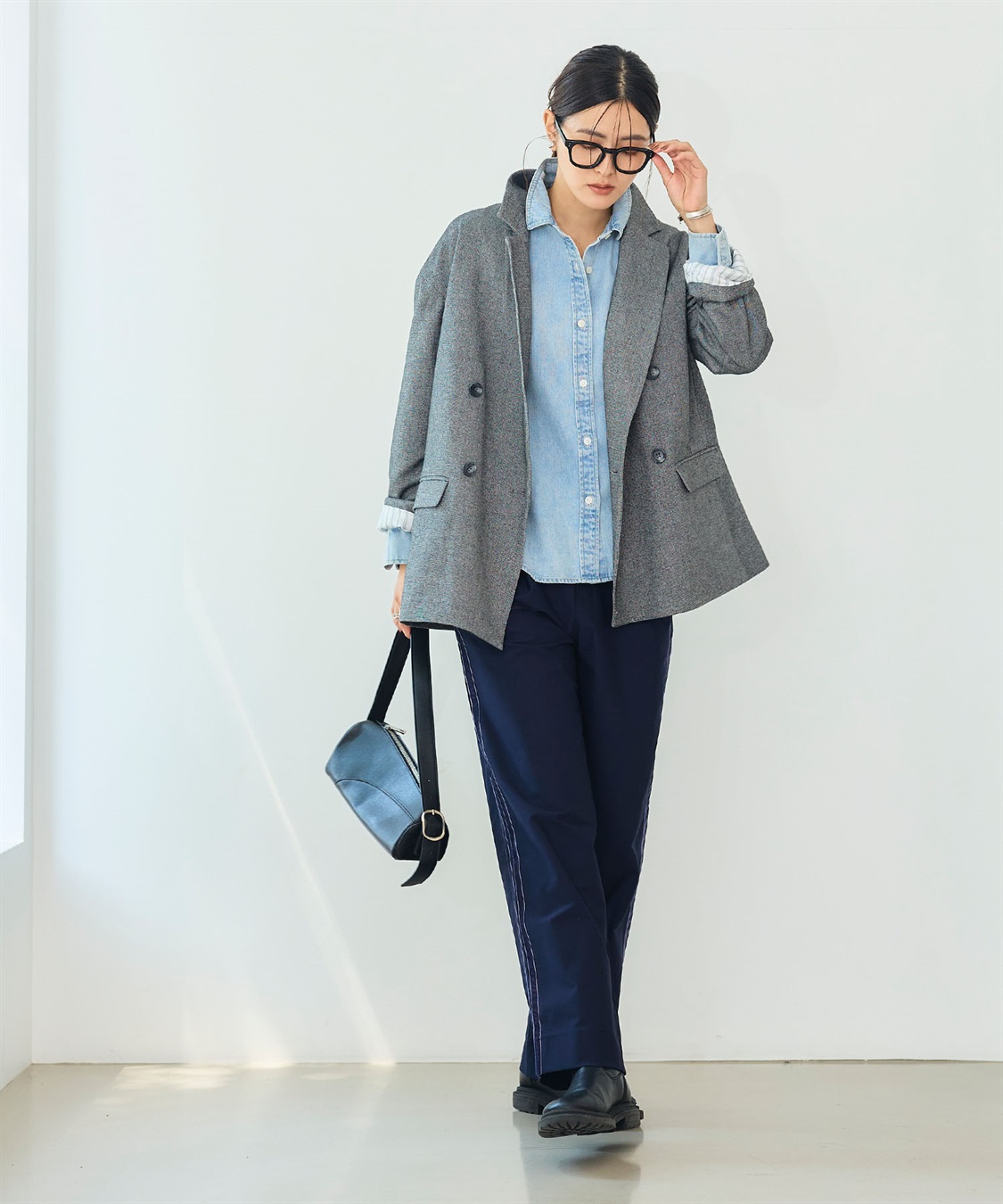 CROSS FUNCTION 《洗える》アクティかる  ウールライクジャケットコート_sub_11