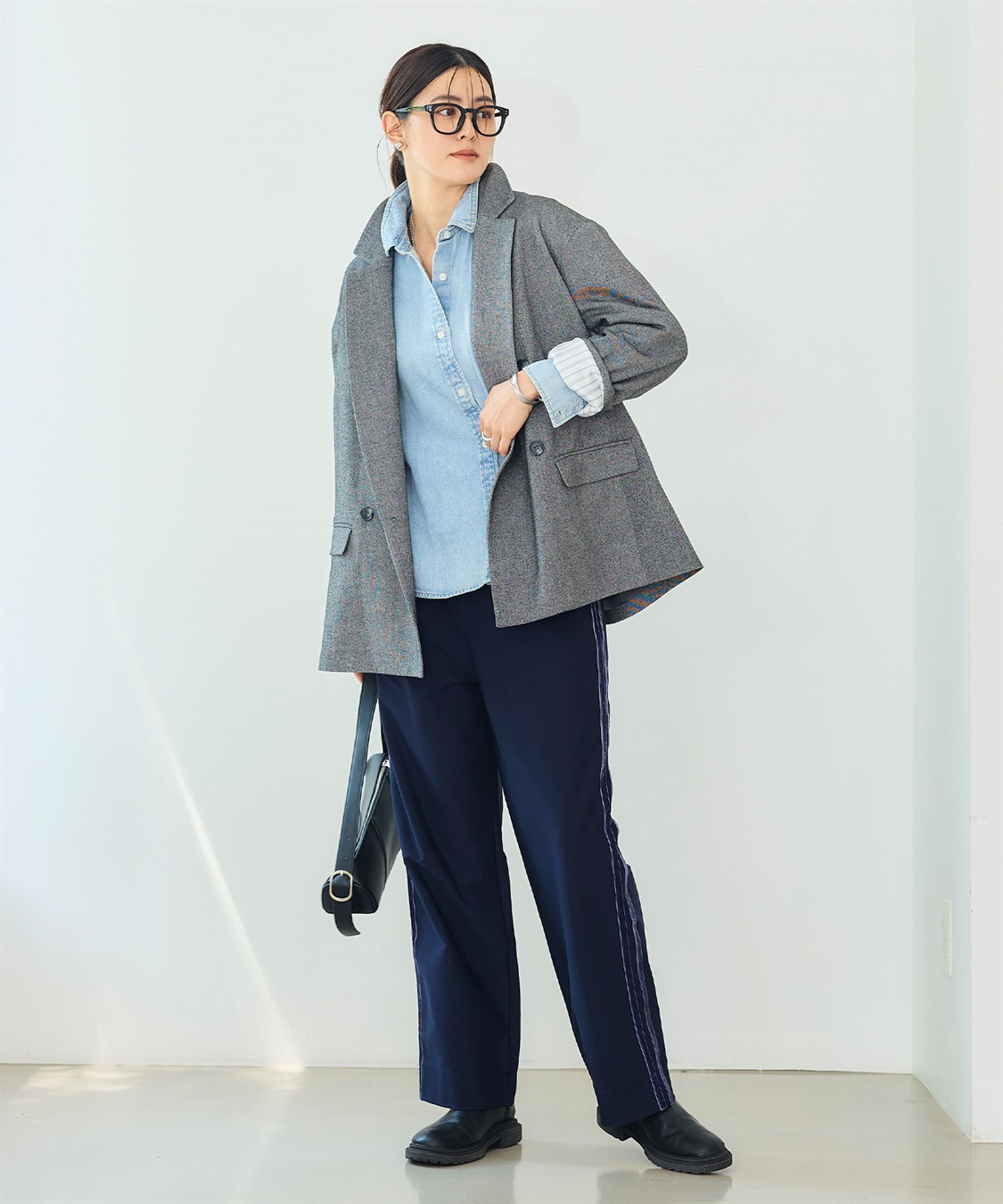 CROSS FUNCTION 《洗える》アクティかる  ウールライクジャケットコート_sub_12