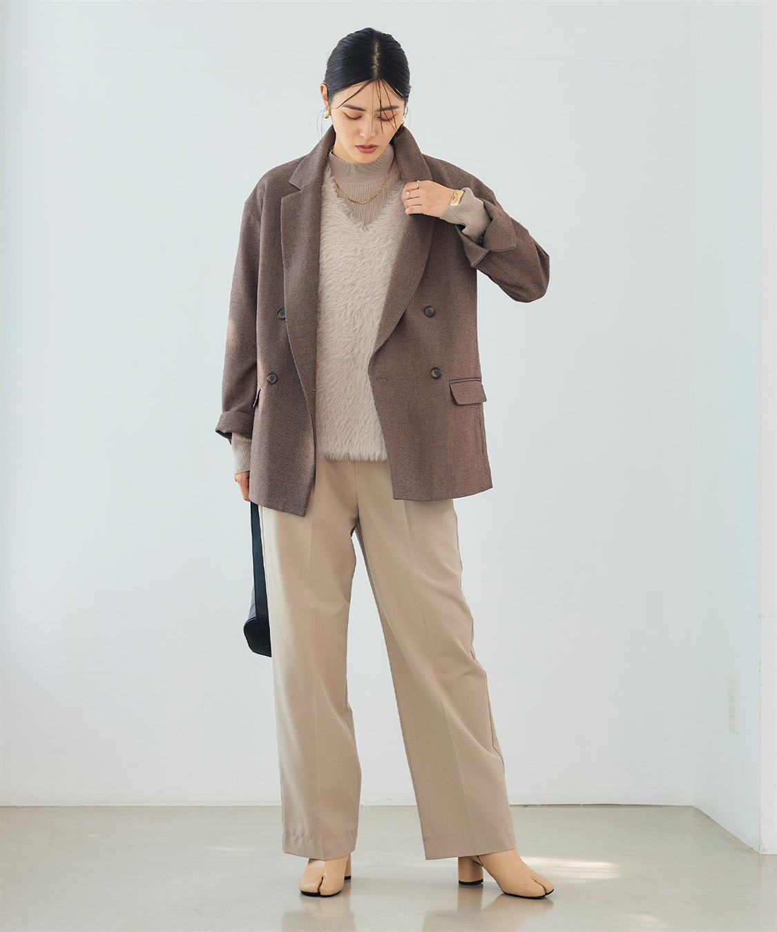 CROSS FUNCTION 《洗える》アクティかる  ウールライクジャケットコート_sub_19