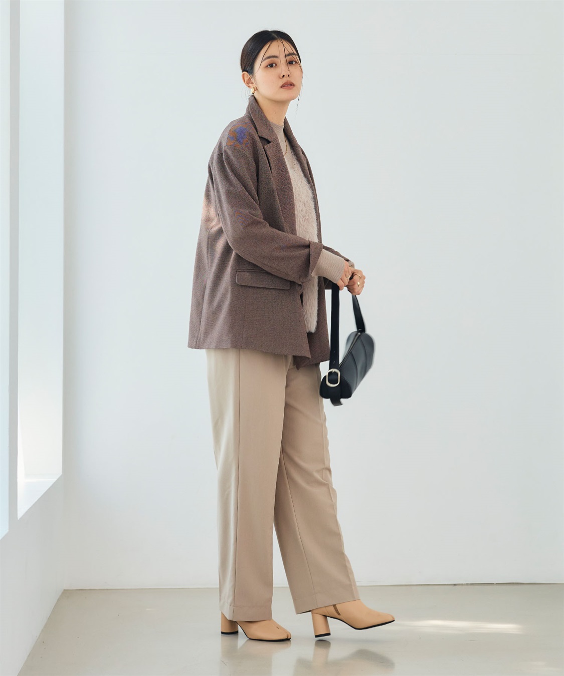 CROSS FUNCTION 《洗える》アクティかる  ウールライクジャケットコート_sub_20