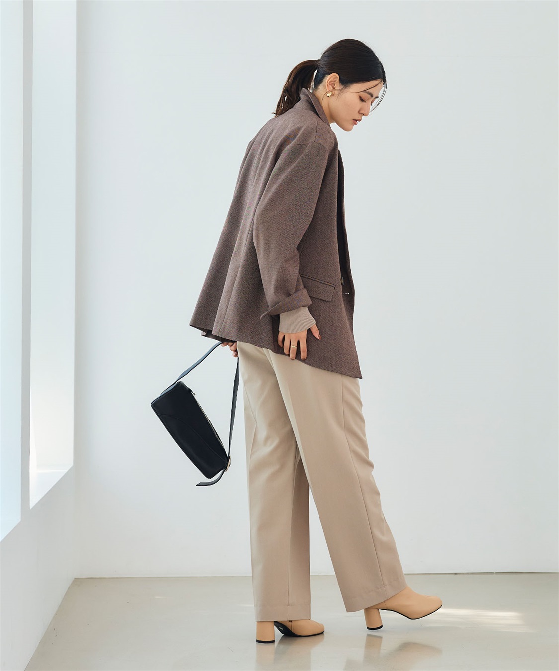 CROSS FUNCTION 《洗える》アクティかる  ウールライクジャケットコート_sub_21