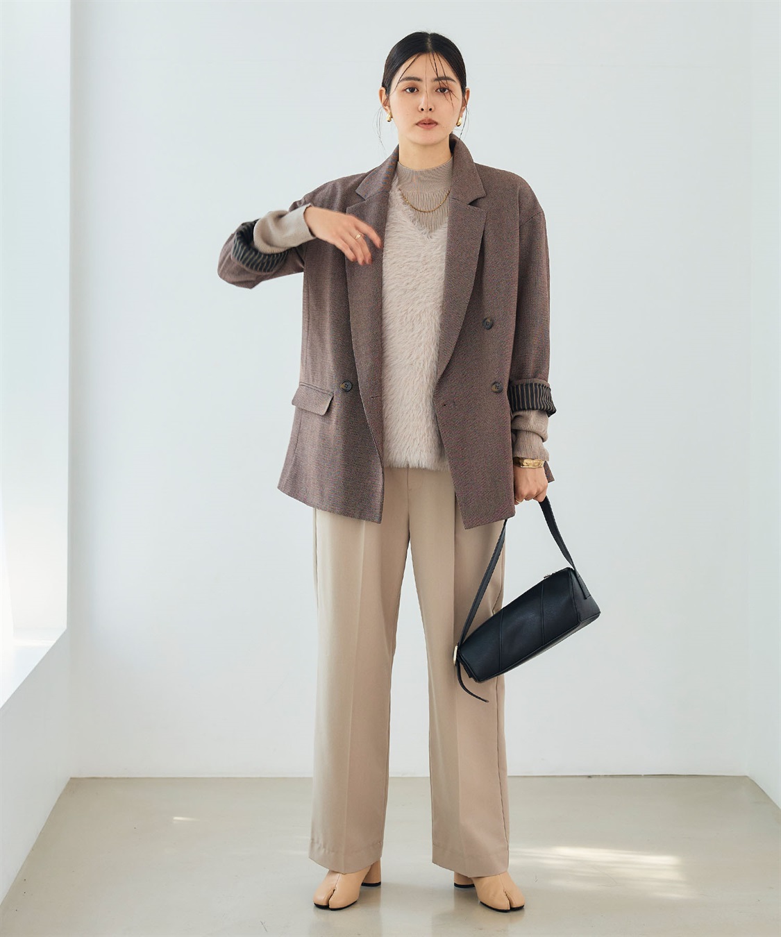 CROSS FUNCTION 《洗える》アクティかる  ウールライクジャケットコート_sub_22