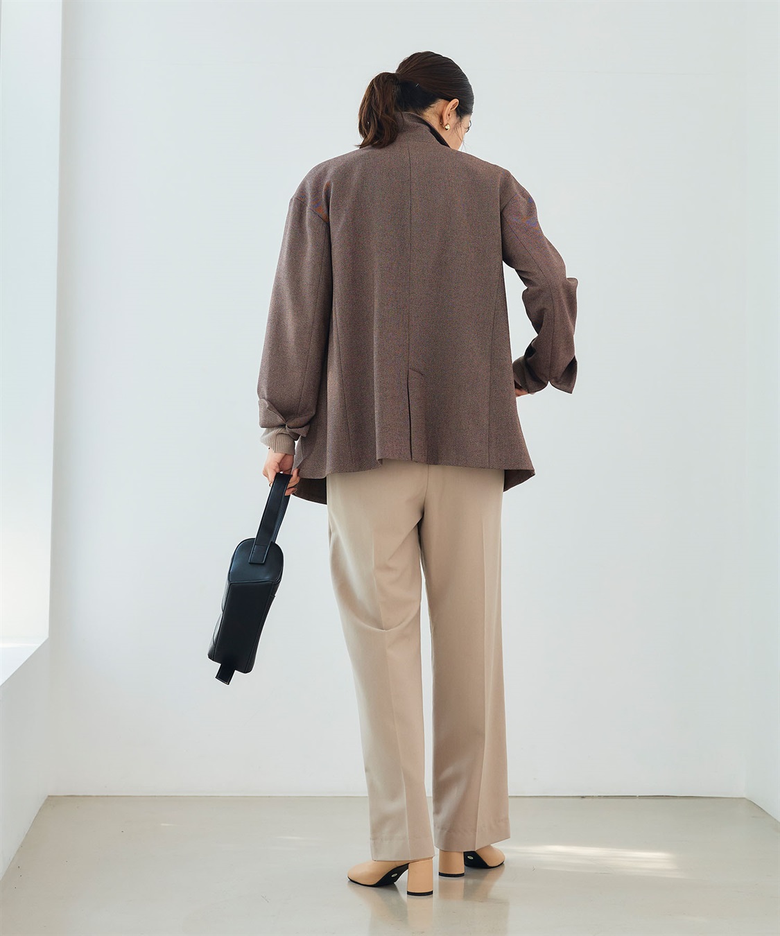 CROSS FUNCTION 《洗える》アクティかる  ウールライクジャケットコート_sub_23