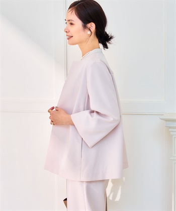 CROSS FUNCTION 《洗える・シワになりにくい》2点セット 正解 Aラインフレアジャケット&ワイドパンツ_subthumb_26