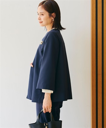 CROSS FUNCTION 《洗える・シワになりにくい》2点セット 正解 Aラインフレアジャケット&テーパードパンツ_subthumb_26