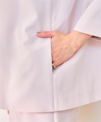 CROSS FUNCTION 《洗える・シワになりにくい》2点セット 正解 Aラインフレアジャケット&テーパードパンツ_subthumb_28