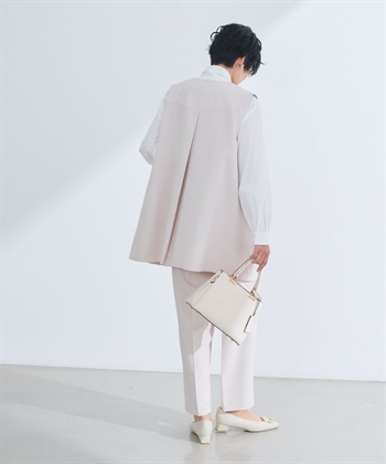 CROSS FUNCTION 《洗える・シワになりにくい》2点セット 正解 ロングジレ&ワイドパンツ_subthumb_21