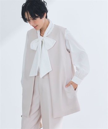 CROSS FUNCTION 《洗える・シワになりにくい》2点セット 正解 ロングジレ&ワイドパンツ_subthumb_23