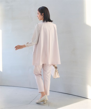 CROSS FUNCTION 《洗える・シワになりにくい》2点セット 正解 ロングジレ&テーパードパンツ_subthumb_26