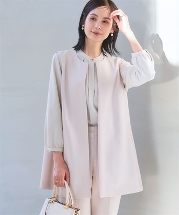 CROSS FUNCTION 《洗える・シワになりにくい》2点セット 正解 ロングジレ&テーパードパンツ_subthumb_27