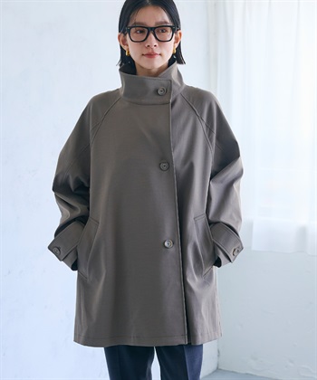 CROSS FUNCTION 《洗える》アクティかる テントラインミドルトレンチコート_subthumb_1