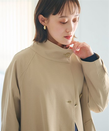 CROSS FUNCTION 《洗える》アクティかる テントラインミドルトレンチコート_subthumb_6