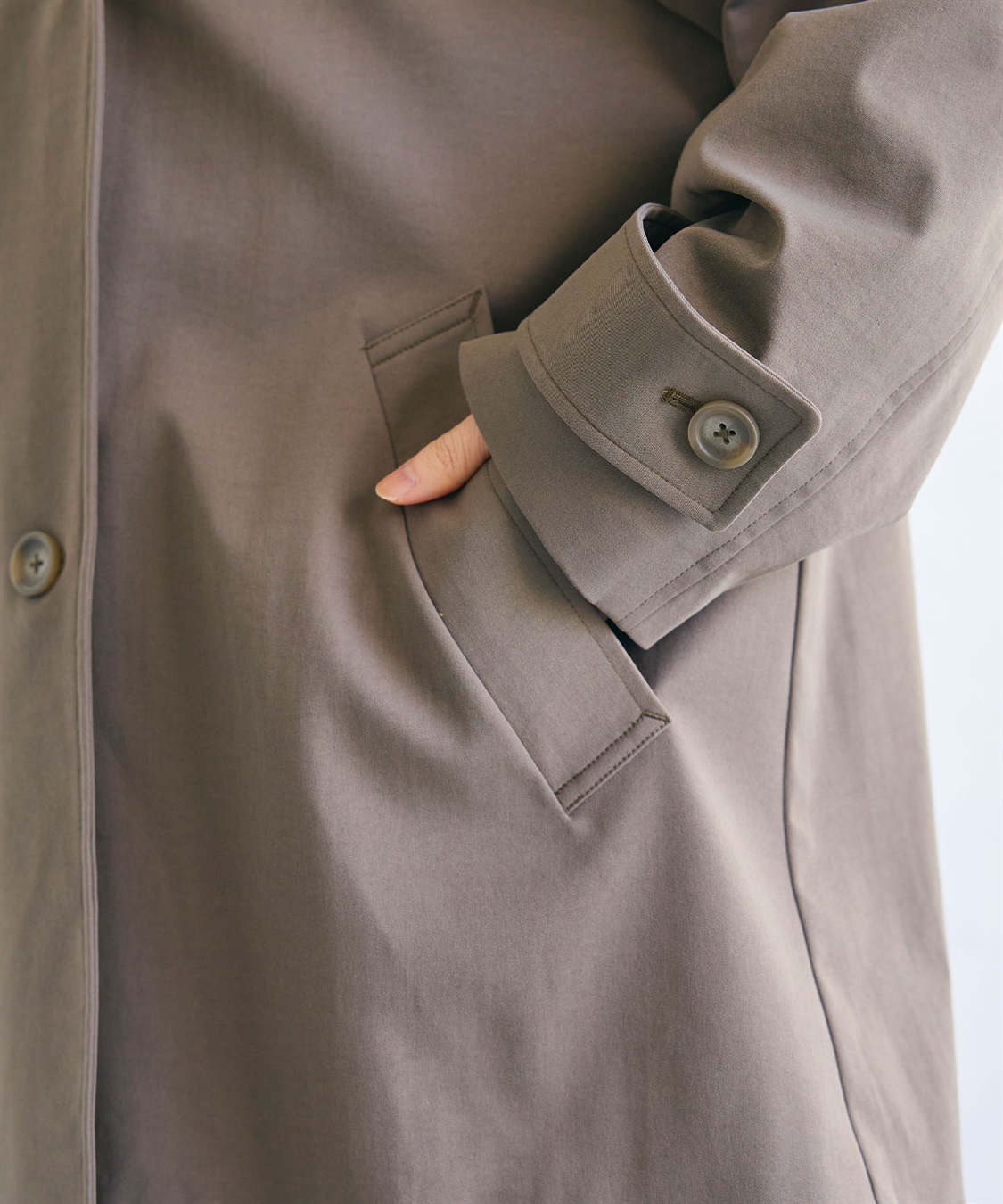 CROSS FUNCTION 《洗える》アクティかる テントラインミドルトレンチコート_sub_26