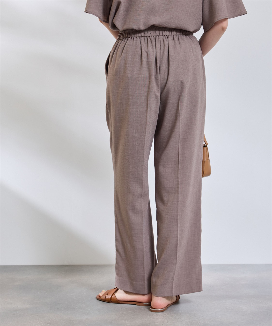 CROSS FUNCTION 《撥水》エブ楽 リネンライクタックセミワイドパンツ_sub_19