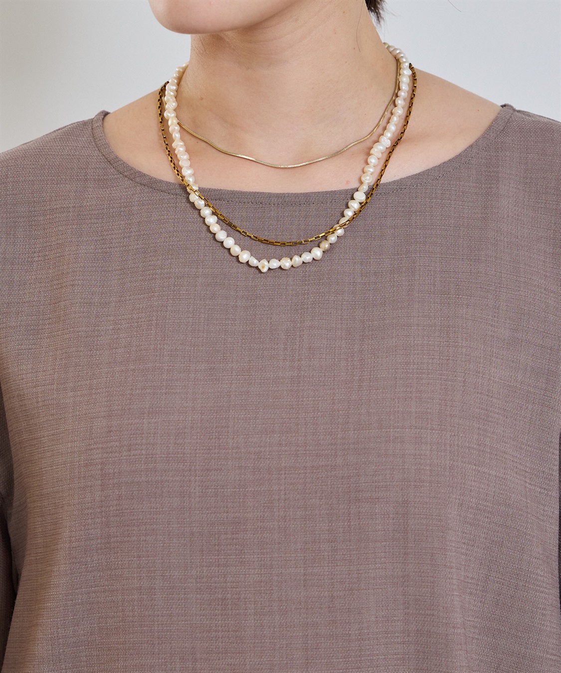 CROSS FUNCTION 《撥水》エブ楽 リネンライクフレアスリーブブラウス_sub_26