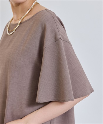 CROSS FUNCTION 《撥水》エブ楽 リネンライクフレアスリーブブラウス_subthumb_27