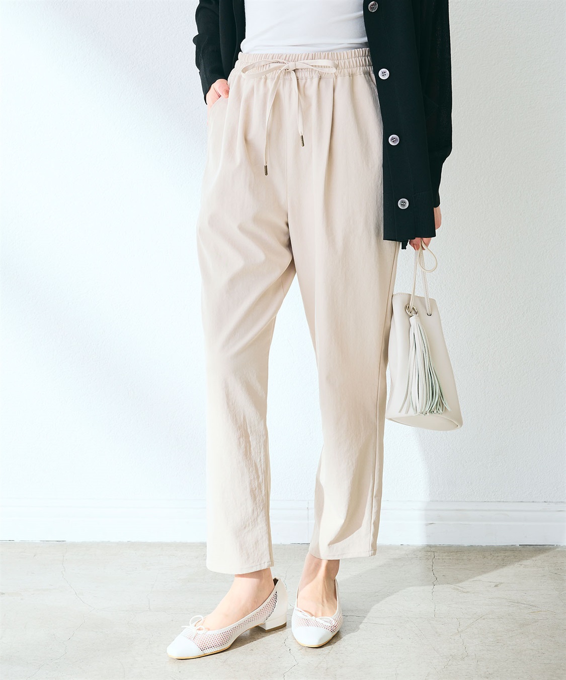 CROSS FUNCTION 《UV/吸水速乾》エブ楽 きれいめイージーパンツ_sub_19