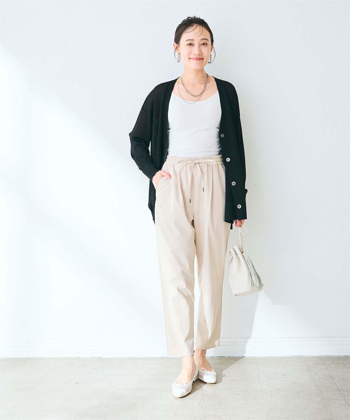 CROSS FUNCTION 《UV/吸水速乾》エブ楽 きれいめイージーパンツ_sub_20