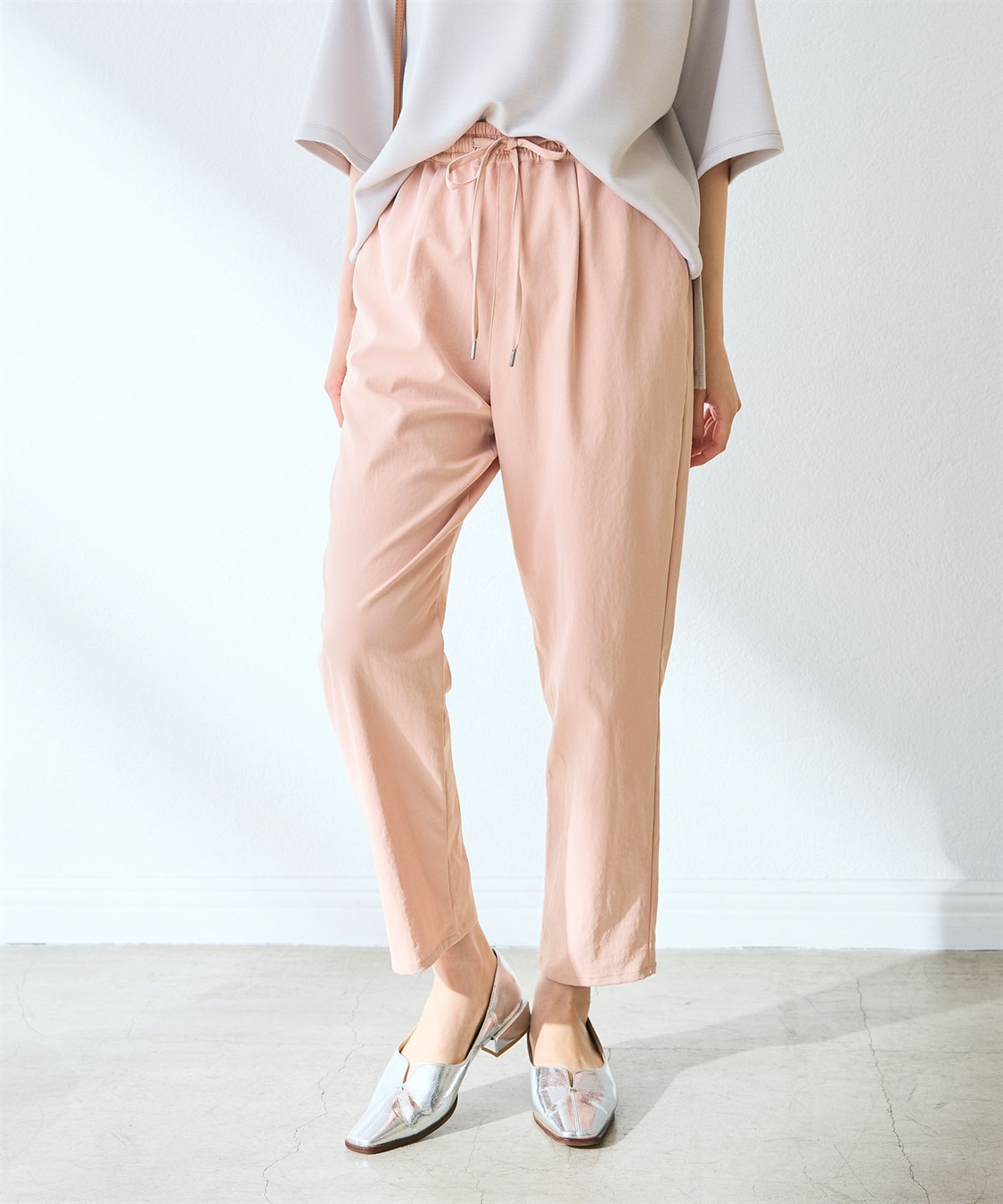 CROSS FUNCTION 《UV/吸水速乾》エブ楽 きれいめイージーパンツ_sub_23