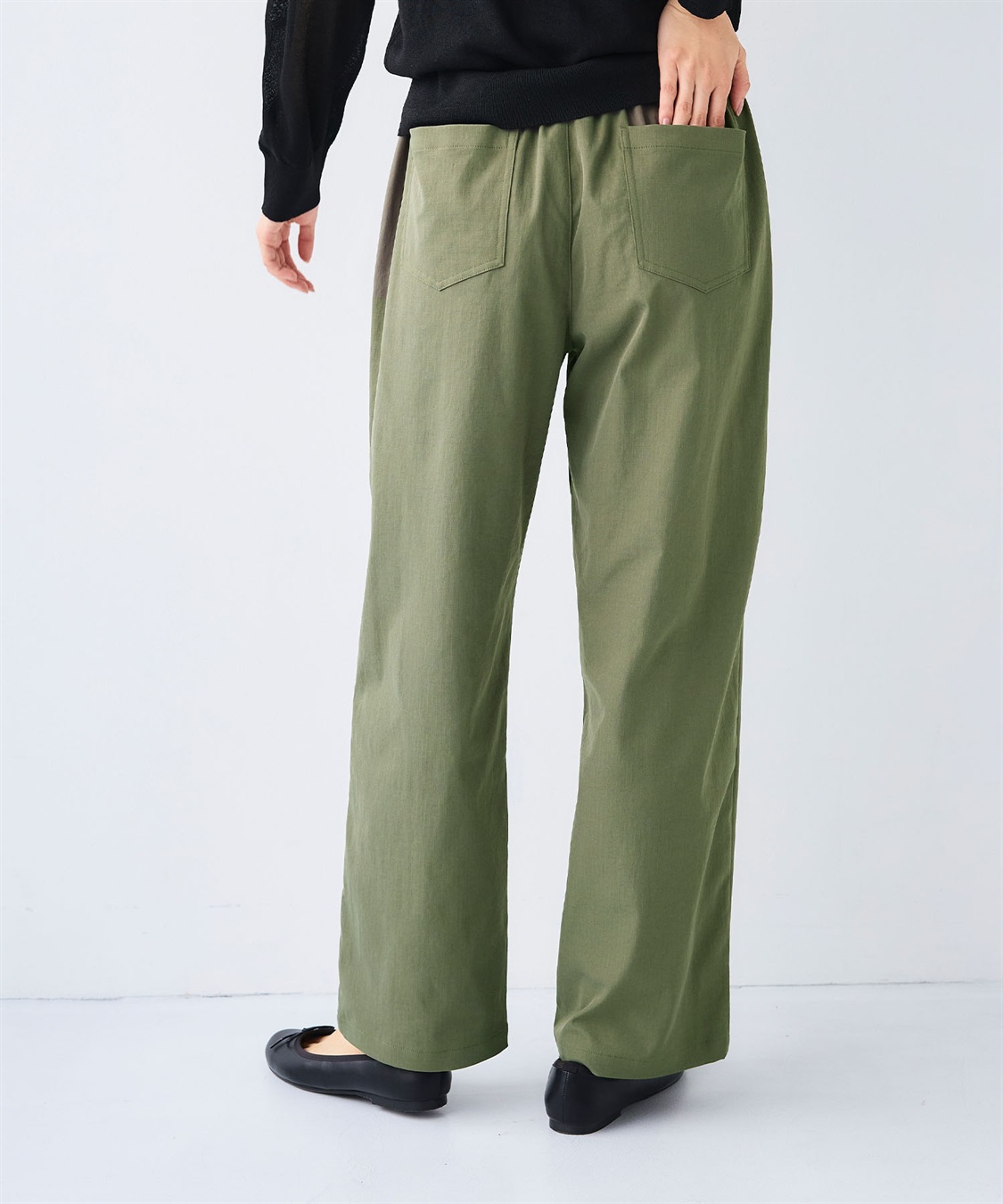 CROSS FUNCTION 《UV/吸水速乾》エブ楽 ベイカーワイドイージーパンツ_sub_5