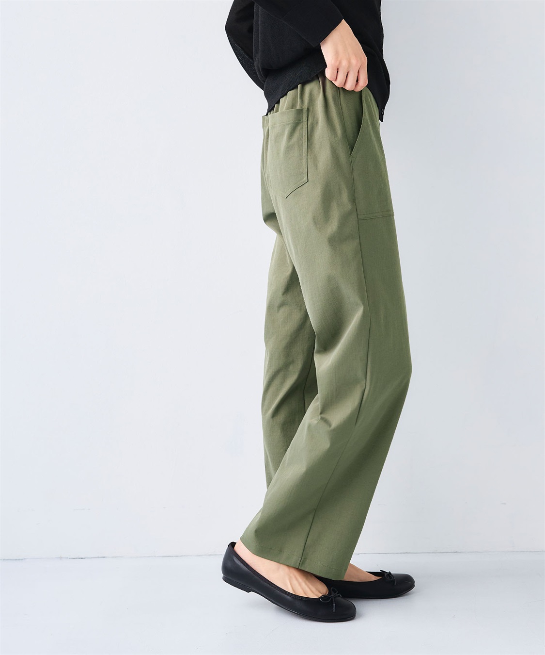 CROSS FUNCTION 《UV/吸水速乾》エブ楽 ベイカーワイドイージーパンツ_sub_6