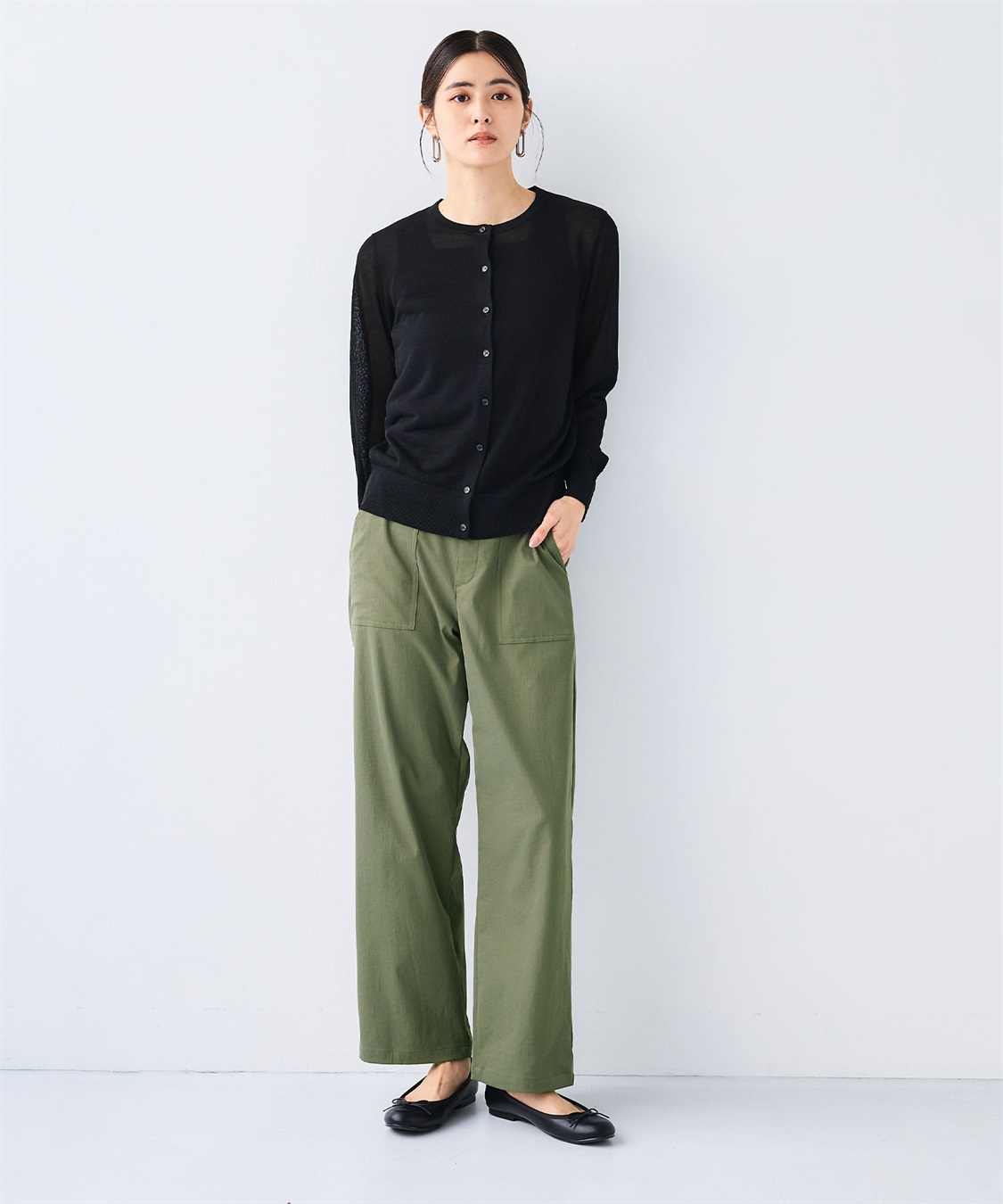 CROSS FUNCTION 《UV/吸水速乾》エブ楽 ベイカーワイドイージーパンツ_sub_7