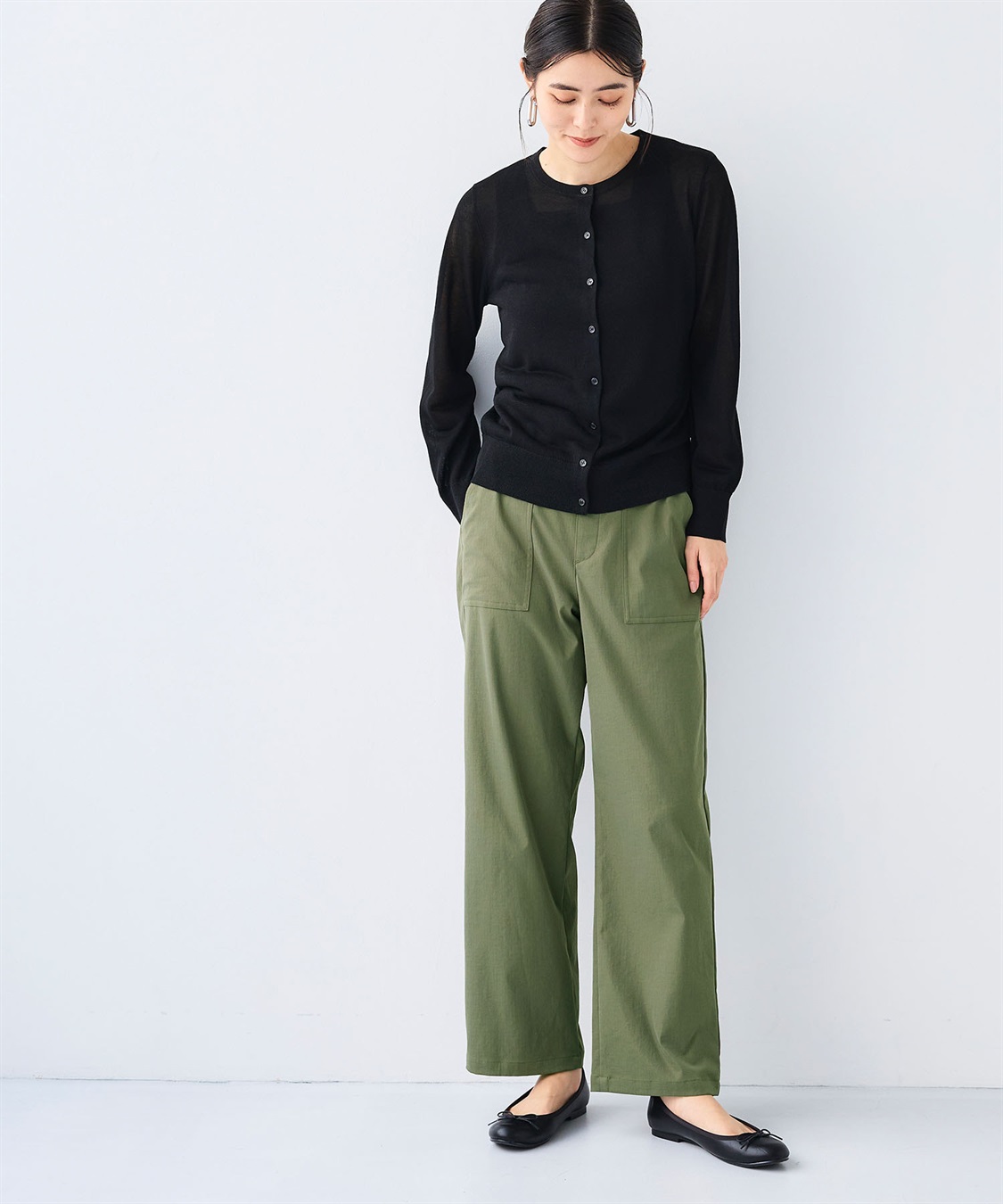 CROSS FUNCTION 《UV/吸水速乾》エブ楽 ベイカーワイドイージーパンツ_sub_8