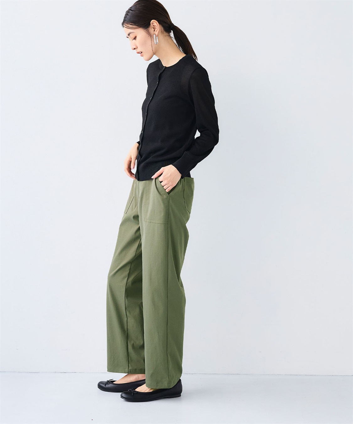 CROSS FUNCTION 《UV/吸水速乾》エブ楽 ベイカーワイドイージーパンツ_sub_9