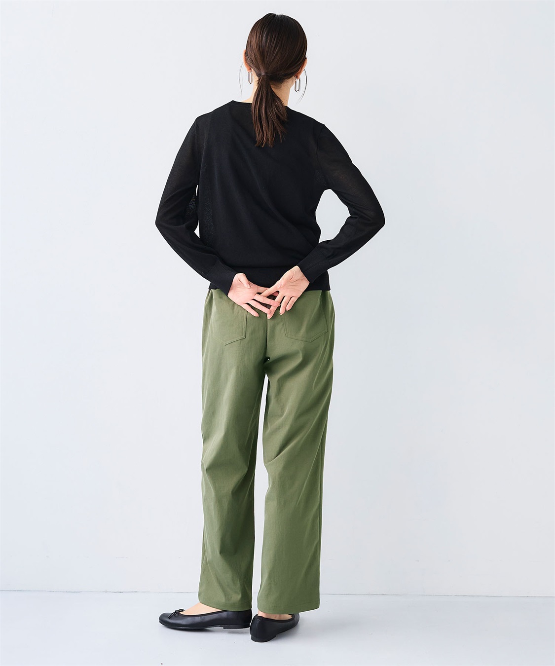 CROSS FUNCTION 《UV/吸水速乾》エブ楽 ベイカーワイドイージーパンツ_sub_11