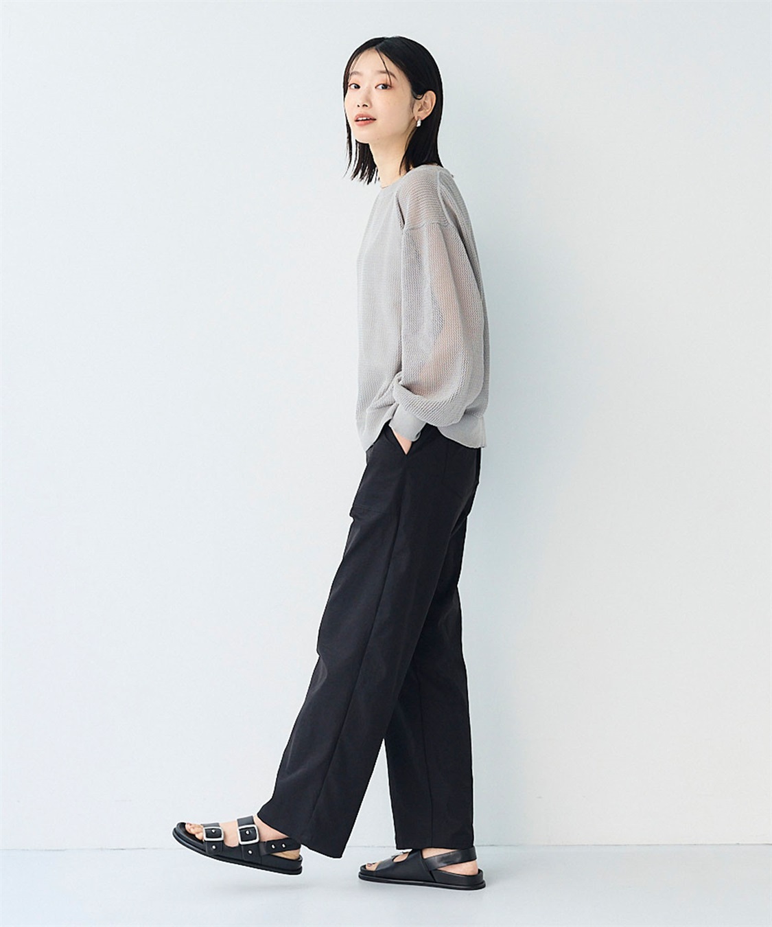 CROSS FUNCTION 《UV/吸水速乾》エブ楽 ベイカーワイドイージーパンツ_sub_18