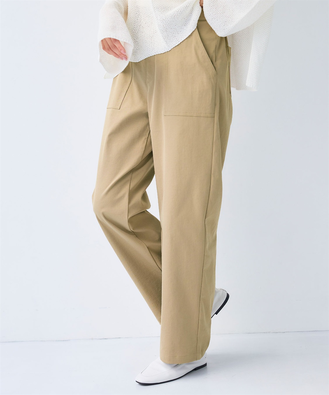 CROSS FUNCTION 《UV/吸水速乾》エブ楽 ベイカーワイドイージーパンツ_sub_21