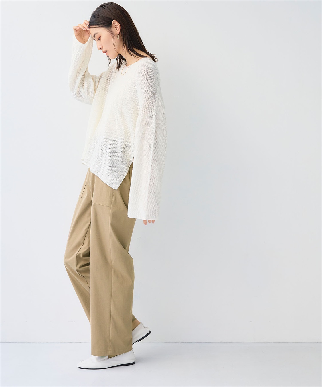 CROSS FUNCTION 《UV/吸水速乾》エブ楽 ベイカーワイドイージーパンツ_sub_23