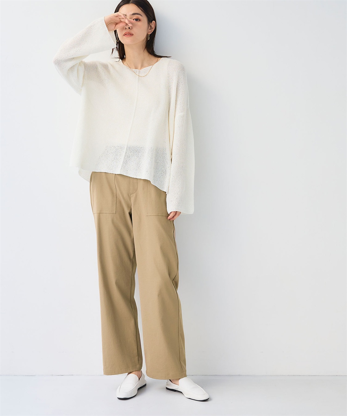 CROSS FUNCTION 《UV/吸水速乾》エブ楽 ベイカーワイドイージーパンツ_sub_25