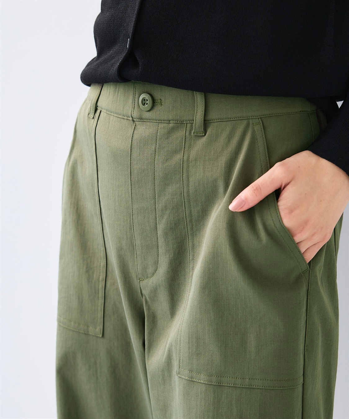 CROSS FUNCTION 《UV/吸水速乾》エブ楽 ベイカーワイドイージーパンツ_sub_26