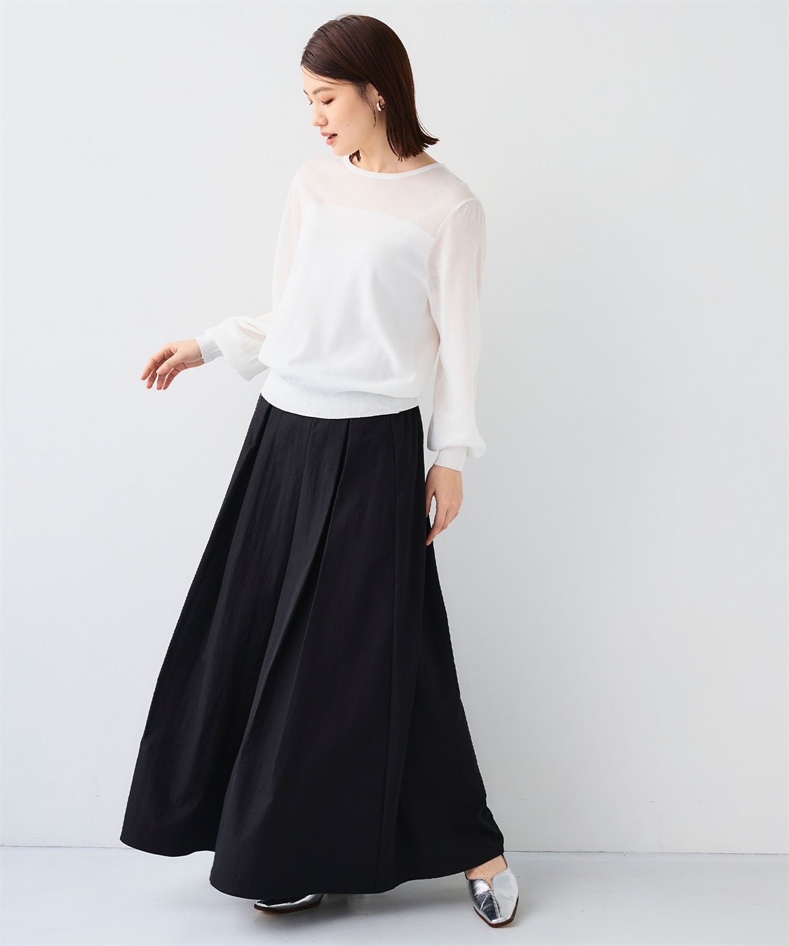 CROSS FUNCTION 《UV/吸水速乾》エブ楽 イージータックサーキュラースカート_sub_14