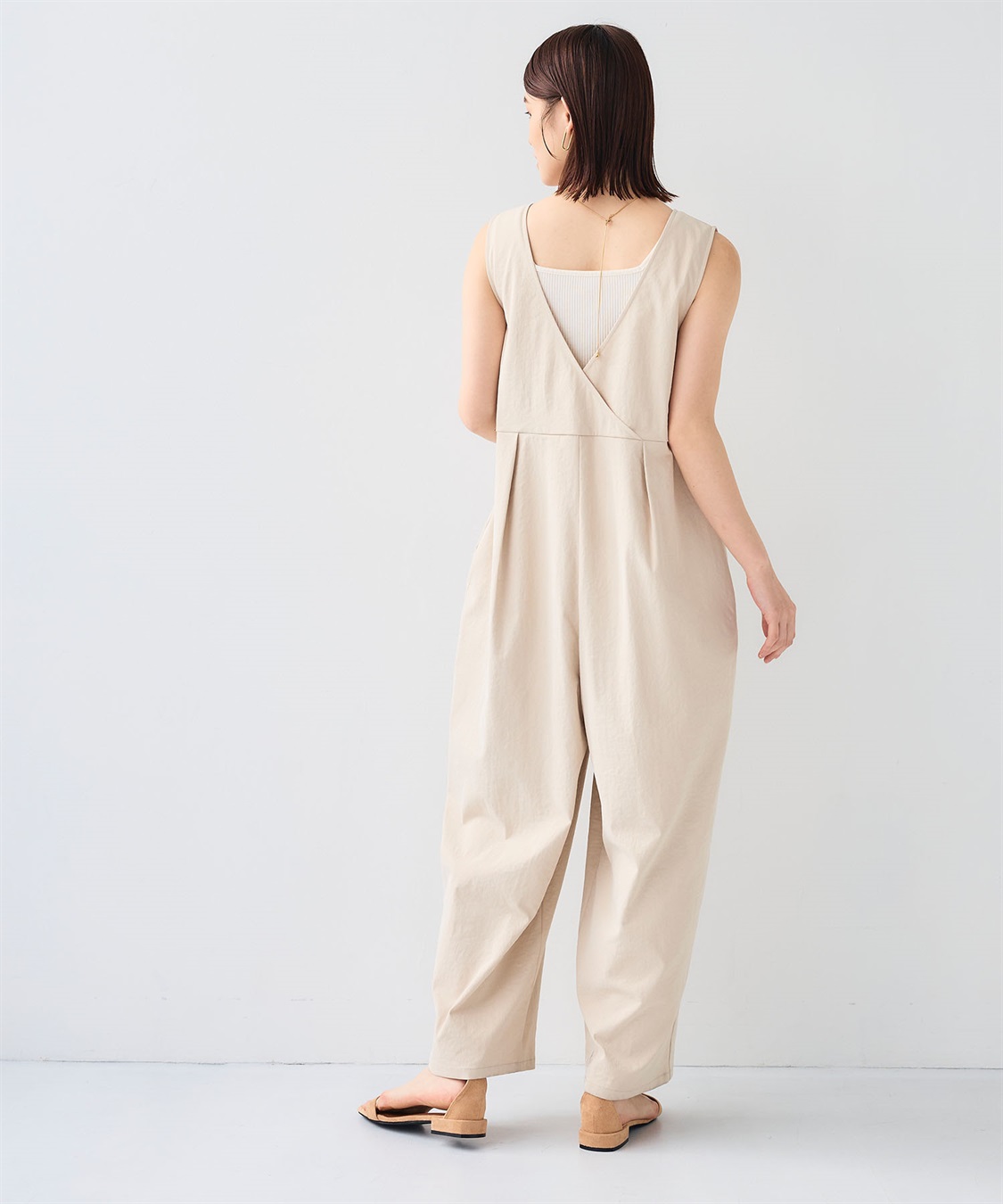 CROSS FUNCTION 《UV/吸水速乾》エブ楽2WAYコクーンサロペット_sub_6